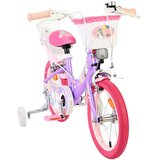 Volare dječji bicikl Unicorn 14″ ljubičaste boje, s dvije ručne kočnice | shoptok.hr