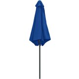 Vrtni suncobran s aluminijskim stupom 270 x 246 cm azurnoplavi | shoptok.hr