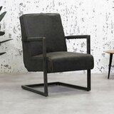 MID.YOU FOTELJ, antracit kovina, tekstil | Shoptok.si