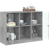 Komoda siva boja betona 102x37x75,5 cm od konstruiranog drva | shoptok.hr