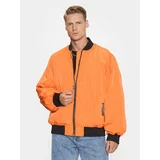 KARL LAGERFELD JEANS Bomber jakna 231D1501 Oranžna Regular Fit