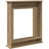  Okvir za kamin boja hrasta 75x20x87,5 cm od konstruiranog drva | shoptok.hr