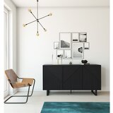 Marckeric Crna komoda 151x80x35 cm Peta – | shoptok.hr