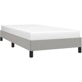  Okvir za krevet bez madraca svjetlosivi 90x190 cm od tkanine | shoptok.hr