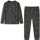  Dječja pidžama s dugim rukavima kaki 92 | shoptok.hr