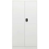 vidaXL ormarić s ključem bijeli 90 x 40 x 180 cm čelični | shoptok.hr