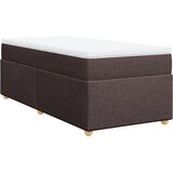  Krevet s oprugama i madracem tamnosmeđi 90 x 200 cm od tkanine | shoptok.hr