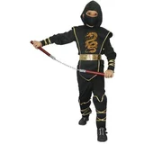 Unika Kostum ninja zmaj črne barve