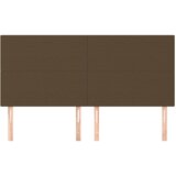  Uzglavlje tamnosmeđe 180x5x118/128 cm tkanina | shoptok.hr