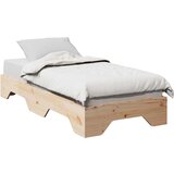 Maison Chic Posteljni okvir - Enojna postelja - Postelja za odrasle brez vzmetnice ga je mogoče zlagati 75x190 cm-J11857, (21759742) | Shoptok.si