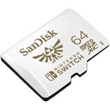 Sandisk microSDXC za Nintendo Switch 64GB, do 100MB/s branje, 60MB/s pisanje, U3, C10, A1, UHS-1 SDSQXAT-064G-GNCZN | Shoptok.si