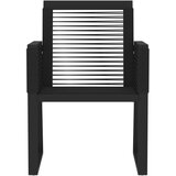  Vrtna jedilna garnitura 3-delna črna, (20597949) | Shoptok.si