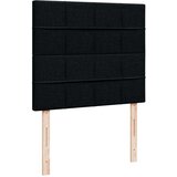 vidaXL Krevet box spring s madracem crni 120 x 190 cm od tkanine | shoptok.hr