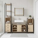  Set ormarića za kupaonicu 4 kom. Hrast sonoma | shoptok.hr