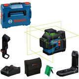 Bosch građevinski laser gll 12V-100-33 cg + lb 10 + dk 20 + gba 12V 2.0Ah + gal 12-40 + l-boxx