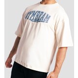 GymBeam athletic society boxy t-shirt cream 112237 | ePonuda.com