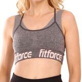 Fitforce BRANHILD Ženski sportski grudnjak, siva, veličina | shoptok.hr