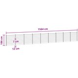 PANEL ograde 9 pcs WPC i aluminij Crna | Shoptok.si