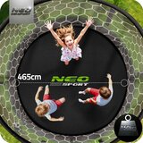  Vrtni trampolin Neo-Sport 15 ft / 465 cm s unutarnjom zaštitnom mrežom i ljestvama | shoptok.hr
