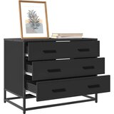  Ormar s ladicama crni 70x41x56 cm izrađeno drvo | shoptok.hr