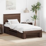  Krevetna konstrukcija Smeđi hrast 80 x 200 cm Konstruirano drvo | shoptok.hr