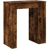 vidaXL Barski stol s držačima boja hrasta 95x47x103,5 cm drveni | shoptok.hr
