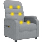  Električni masažni stol svetlo sivo blago, (20580331) | Shoptok.si