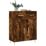  Komoda boja dimljenog hrasta 69,5x34x90 cm konstruirano drvo | shoptok.hr