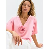 Sinsay Bluza s kimono rukavima i 3D ružom | shoptok.hr