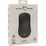 WHITESHARK MIŠ WGM-5015 AERO / 12.400 DPI - Crni / Wireless | shoptok.hr