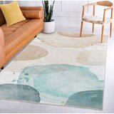 Mila Home kremno bela/turkizna pralna preproga 120x180 cm puddle – | Shoptok.si