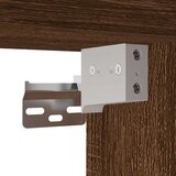  Vitrina boja smeđeg hrasta 100x8,5x50 cm od konstruiranog drva | shoptok.hr