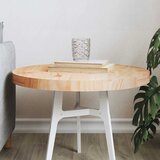  Ploča za stol okrugla Ø 50 x 3 cm od masivne borovine | shoptok.hr