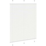 vidaXL Plisirana roleta bijela 105x100 cm širina tkanine 104,4 cm | shoptok.hr