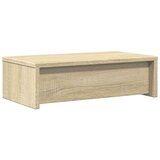  Stalak za monitor s ladicama boja hrasta 50 x 27 x 15 cm drveni | shoptok.hr