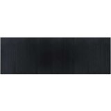 vidaXL Preproga pravokotna črna 100x300 cm bambus | Shoptok.si