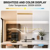 Brilagi LED prigušiva luster na sajli SIGNATURE LED/50W/230V 120 cm zlatna + daljinski upravljač | Eponuda.com