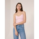 Sinsay Pamučni top na naramenice | shoptok.hr