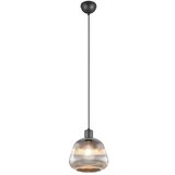  Črna viseča svetilka s steklenim senčilom ø 22 cm Tarifa – | Shoptok.si