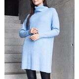 Gemre Long blue soft turtleneck sweater Kali | shoptok.hr