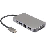 MicroConnect USB-C hub razdelilnik, 6-v-1 USB-C, 2x USB3.0 A, RJ45, HDMI, VGA, (5000117597) Cene