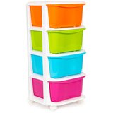 Modern Home ModernHome Ormarić na Kotačima s 4 Ladice 77 x 35,5 cm | shoptok.hr