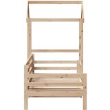  Dnevni krevet s krovom 90 x 190 cm od masivne borovine - Prirodna 90 x 190 cm | shoptok.hr