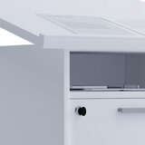 MID.YOU Stoječi Pult Meeta, Bela | Shoptok.si