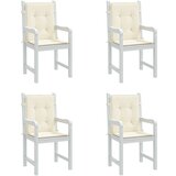  Blazine za vrtne stole 4 kosi krem 100x50x3 cm oxford tkanina, (20623471) | Shoptok.si