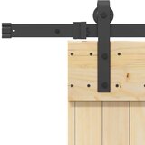 vidaXL Klizna vrata s priborom za montažu 90 x 210 cm masivna borovina | shoptok.hr