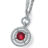  Ženski oliver weber target siam lanČiĆ sa crvenim swarovski kristalom ( 12234.208 ) Cene