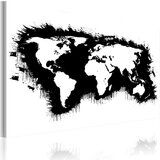  Slika - Monochromatic map of the World 60x40 Cijene