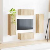  Set TV komoda 4 kom. Sonoma hrast Konstruirano drvo | shoptok.hr