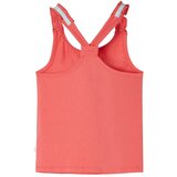  Dječja majica bez rukava koraljne boje 140 | shoptok.hr